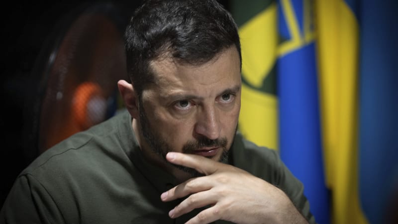 Zelenskyj obdržel americký plán pro mír na Ukrajině. Projedná ho s Trumpem
