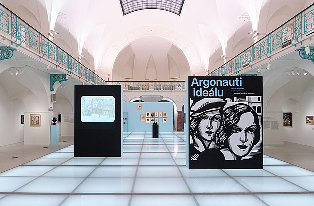 Argonauti ideálu i sklo studentů. Galerie představila dvě nové výstavy