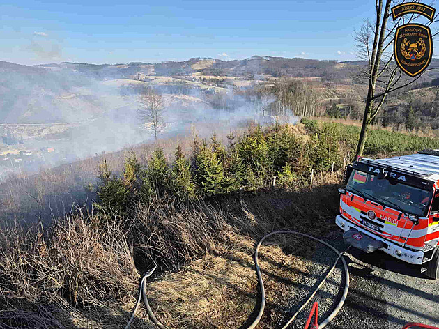Lesní požáry na Moravě zaměstnaly stovky hasičů