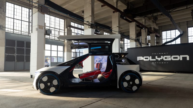 Peugeot Polygon ukazuje budoucnost řízení. Parkování je hračka i bez asistentů