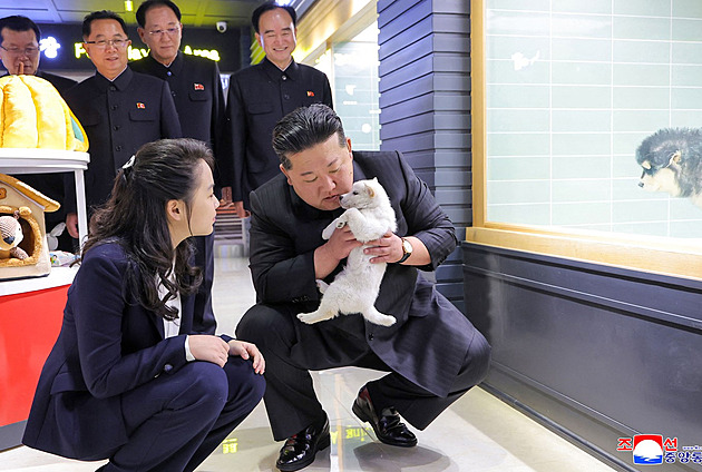 OBRAZEM: Koťátka a další cenné rady od vůdce. Kim Čong-un navštívil novou čtvrť